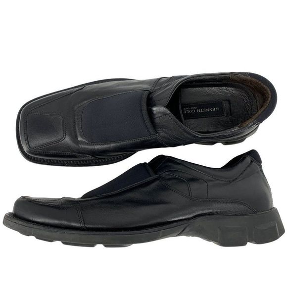 Kenneth Cole New York Mens Black Loafer Leather Sz 11.5 Italy 3818 - Picture 10 of 10